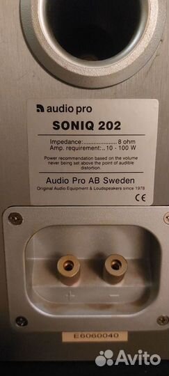 Колонки audio pro soniq 202 и 303