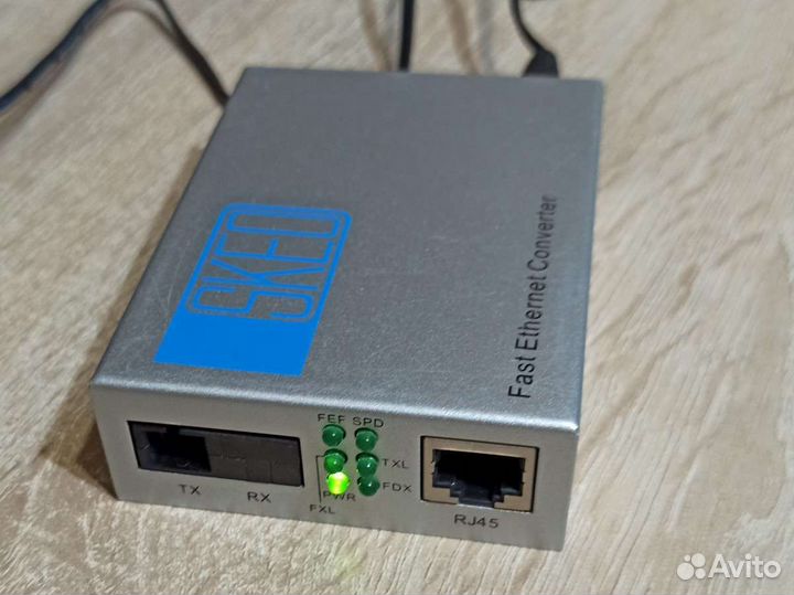 Медиаконвертер 10/100 WDM