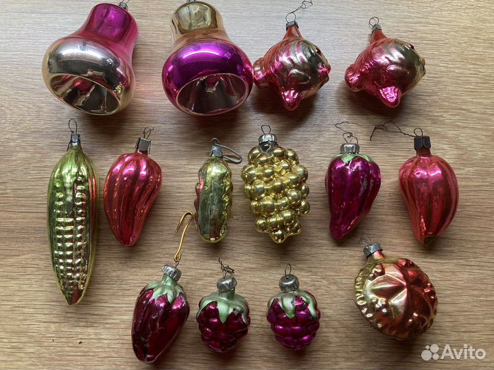 Елочные игрушки СССР винтаж