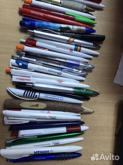 Ручка шариковая 100 шт с логотипами