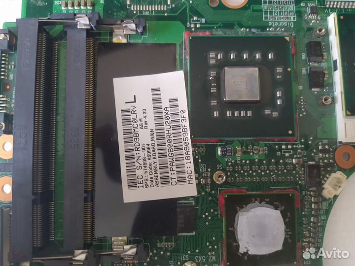 Материнская плата ноутбука HP Probook 4710s