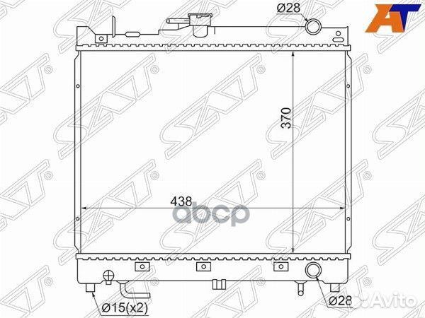 Радиатор Suzuki Jimny 98-19 / Jimny Sierra 02-1