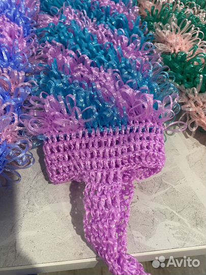 Мочалка ручной работы