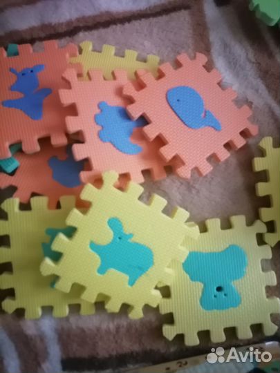 Сортер часы, мягкий пазл, боулинг