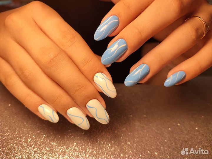 Маникюр и педикюр комбинированный