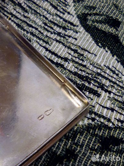 Пудреница СССР серебро 875