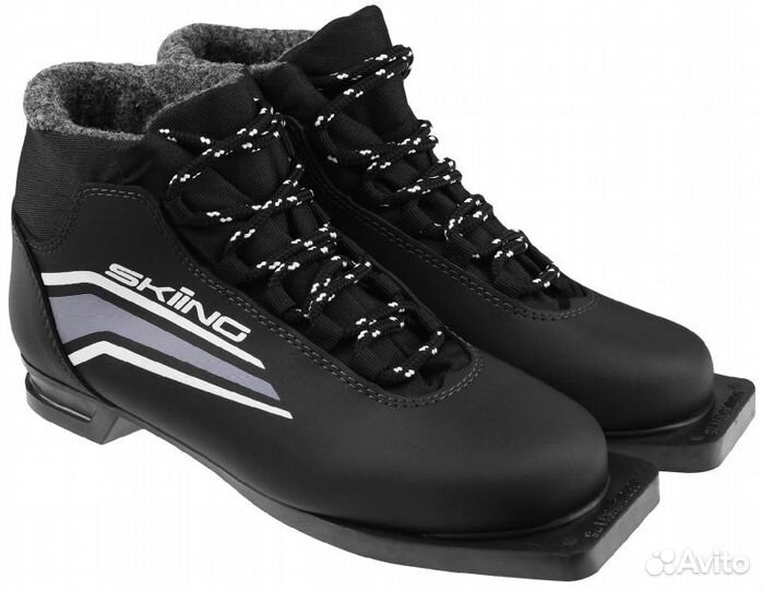 Ботинки лыжные 75 trek SkiinglK1 TR-253 Черные