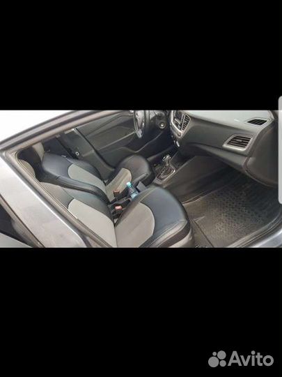 Чехлы из эко-кожи в Hyundai Solaris