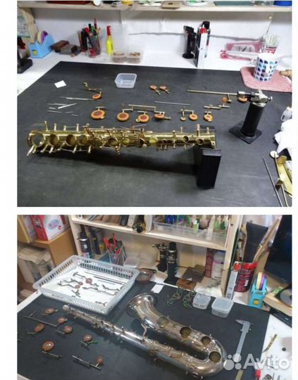 Ремонт саксофонов и кларнетов