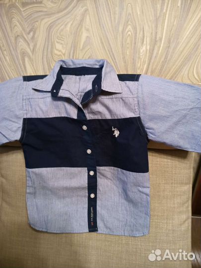 Костюм мальчику: рубашка и шорты