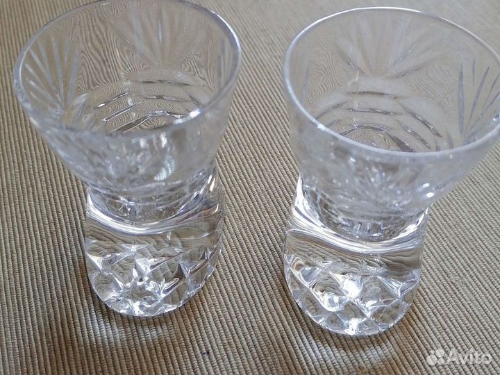 Стаканы для сока. Рюмки Два сапога пара