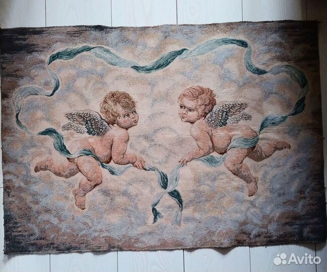 Панно гобелен Китай 50-х годов, гобелен под рамк