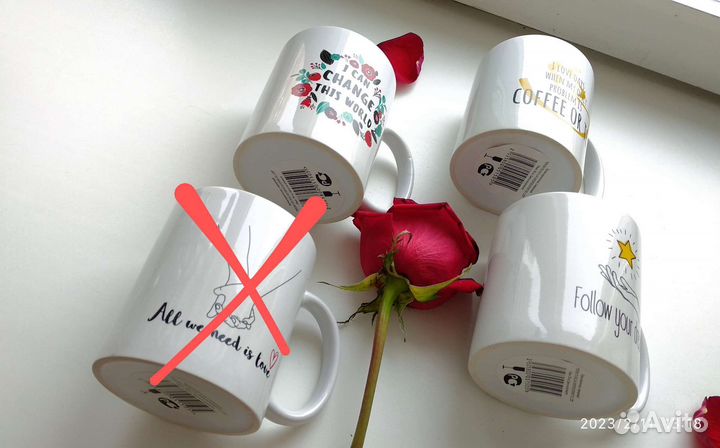 Кружки аффирмации фарфоровые новые 200 350 мл