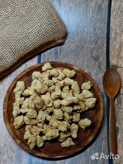 Соевое мясо кусочки, соевый гуляш