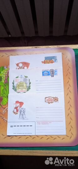 Почтовые конверты с ориг. маркой 70-80гг