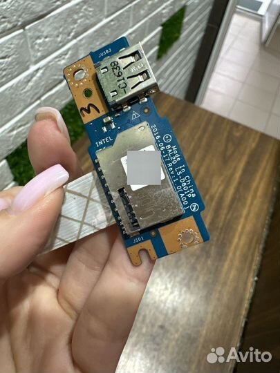 Плата USB Card Reader Board Dell 5565 5567 5768