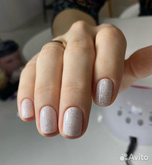 Маникюр гель лак, наращивание