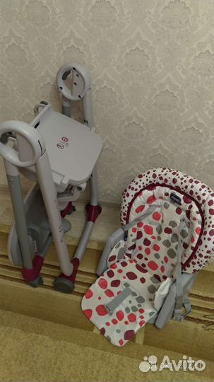 Стульчик для кормления chicco polly progress 5