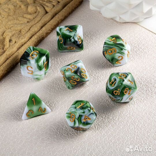 Кости игральные dnd набор дайсов 7 шт