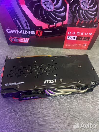 Видеокарта MSI RX580 8GB GamingX