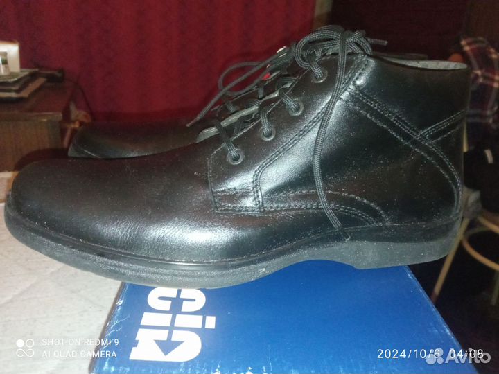 Полуботинки шерсть внутри муж. Tervolina кожа 45