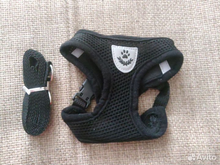 Шлейка для кошки и мелких пород собак размер S