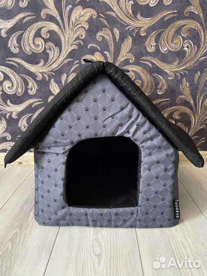 Лежанка домик для собаки