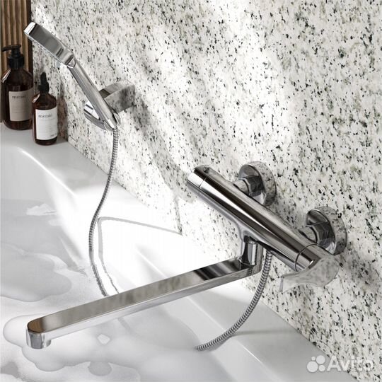 Смеситель для ванны с длинным изливом Berkel 4802L