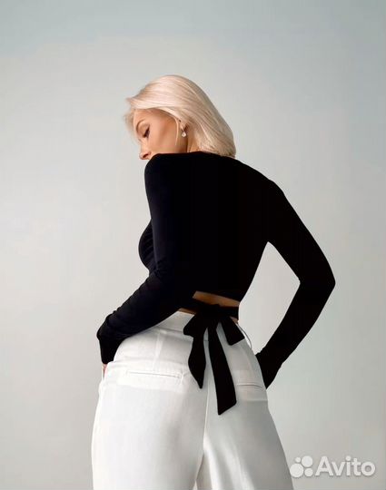 Укороченный лонгслив