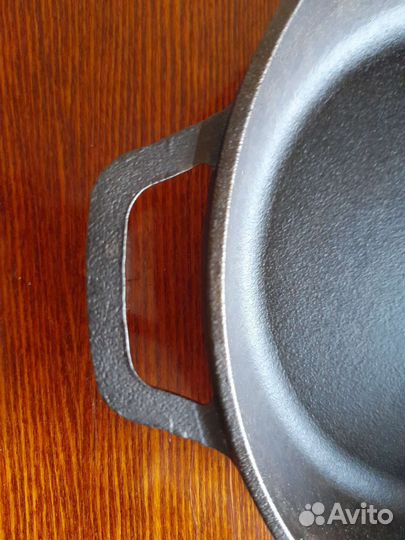 Сковорода biol 24 см. чугунная со съемной ручкой