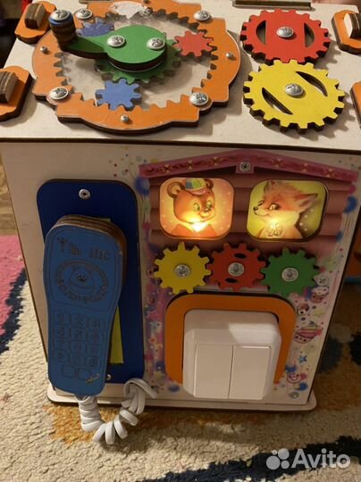 Бизиборд домик со светом