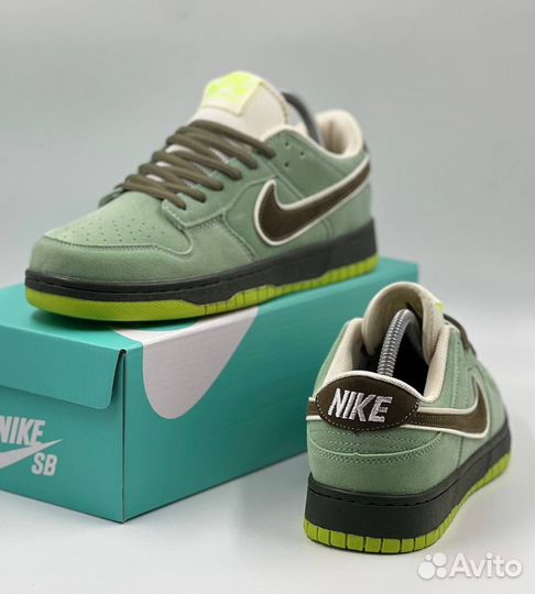 Кроссовки женские concepts x Nike Dunk SB Low Gree