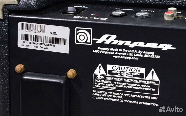 Ampeg BA-110 USA Комбоусилитель для бас-гитары