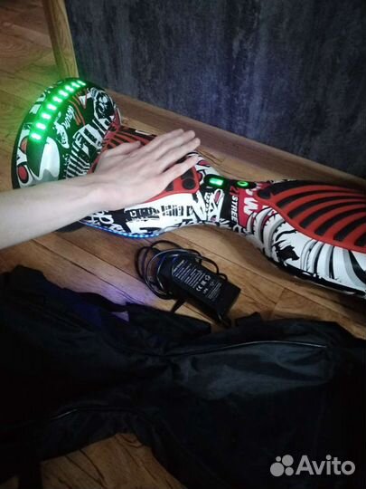 Гироскутер + защита (шлем, налокотники, наколенник