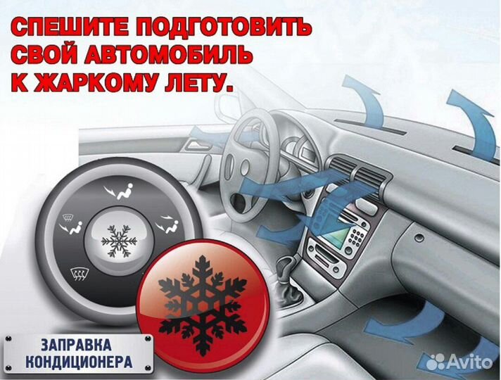 Заправка кондиционера авто