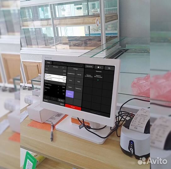 Комплект r keeper касса для кафе столовой