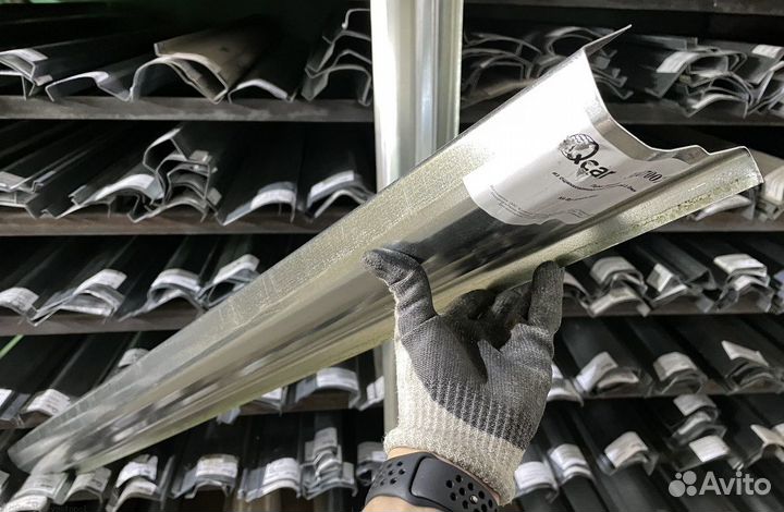 Порог правый Kia Rio 2000-2005 (1мм)