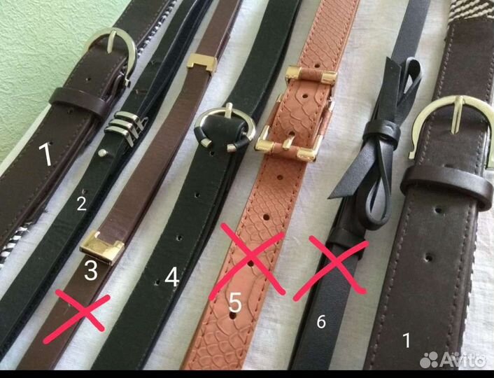 Ремни женские(новые)