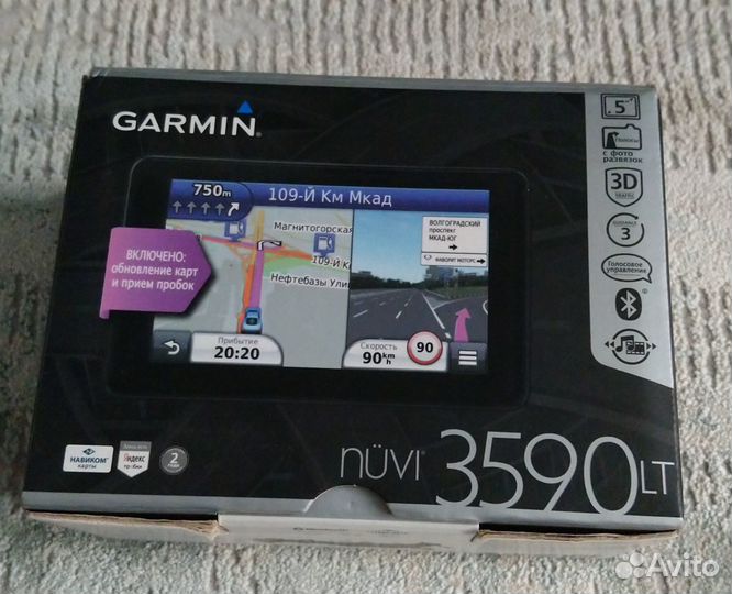 Автомобильный навигатор garmin nuvi 3590