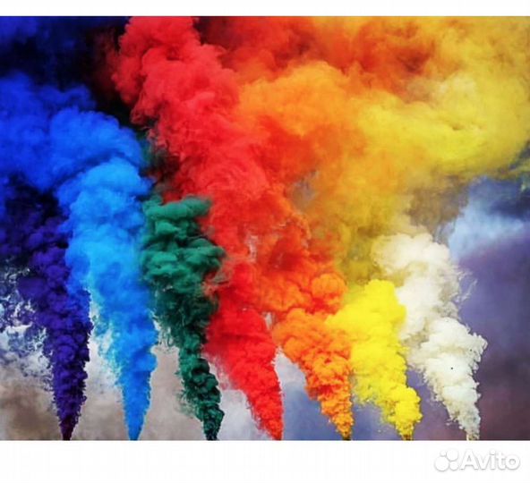 Цветной дым 60 секунд