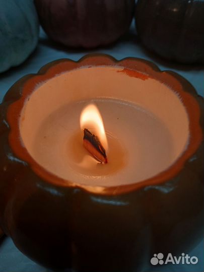 Свеча тыква