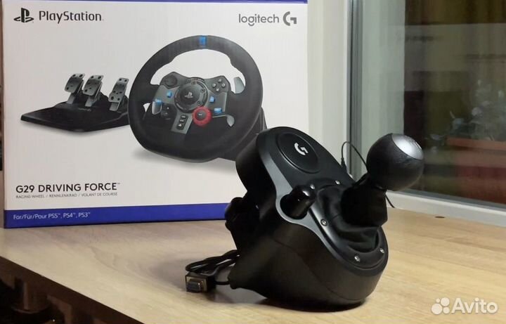 Руль logitech g29 +шифтер