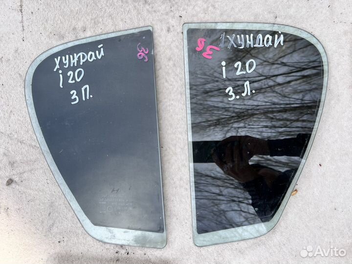 Форточка задней двери Hyundai i20