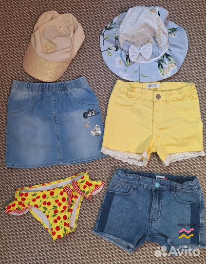 Бронь. Летняя одежда на девочку, размер 116-122