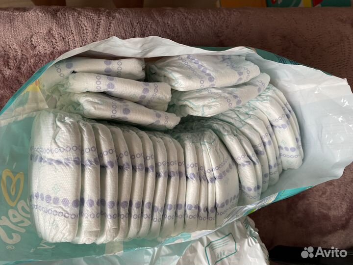 Подгузники pampers 4