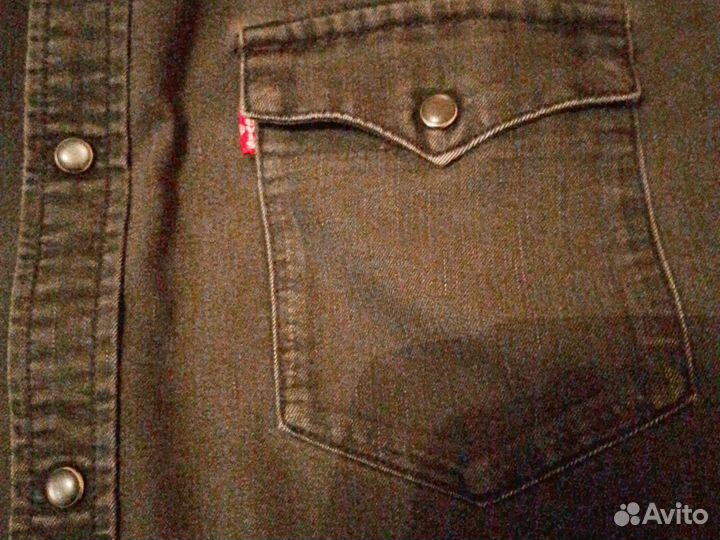 Джинсовая рубашка мужская levis