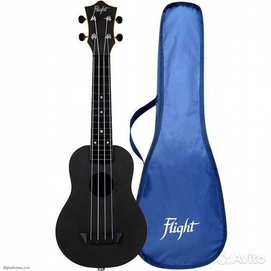 Flight TUS 35E BK укулеле Travel со звукоснимателе