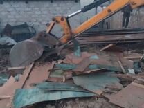 Демонтаж дома снос здания вывоз мусора