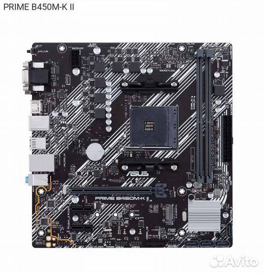 Материнская плата Asus prime B450M-K II mATX AM4