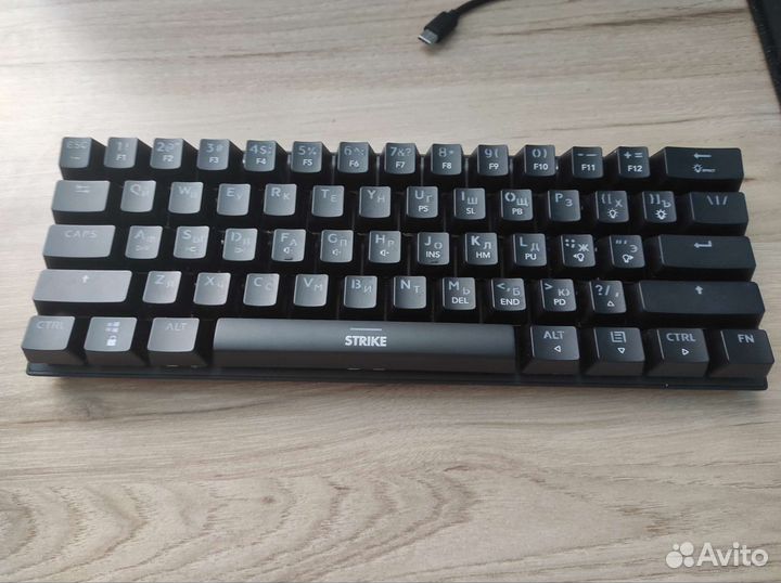 Клавиатура механическая dexp Strike, черная